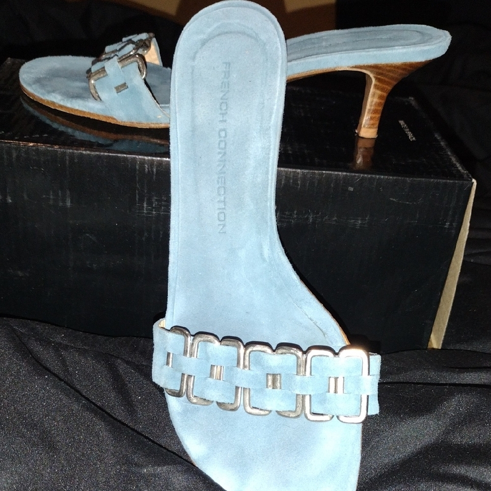 French Connection Blue Women's Heeled Sandals